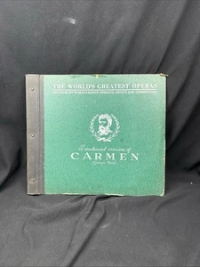 Georges Bizet A Condensed Version Of Carmen 3 x LP Shellac 12" 78 RPM 1940 VG+ - Picture 1 of 24