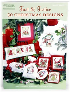 Cross Stitch Fast & Festive 50 Christmas Designs LA Pattern - Picture 1 of 7