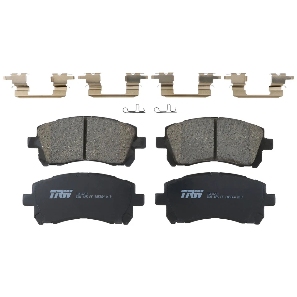 Disc Brake Pad Set for Subaru Forester 1998 - 2002 TRW  Pro TRC0721 Foto 1 de 4
