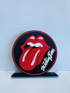 Decorative the  Rolling Stones table stand sign logo display POP 3D music - Picture 1 of 5