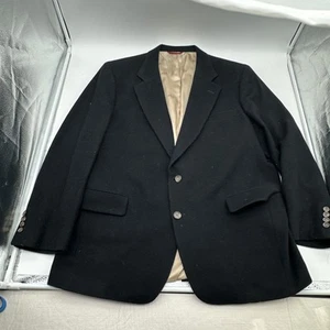 Jos A Bank Mens Blazer 100% Camel Hair Suite Jacket Sport Coat Sz 46R 80s VTG - Picture 1 of 19