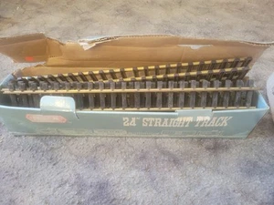 REA Railway Express Agency 2 ft BRASS STRAIGHT TRACK 10 pcs In Box - Picture 1 of 5