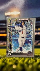 2025 Topps Holiday Mega SILVER GLITTER METALLIC #H174 HYESONG KIM RC Rookie - Bild 1 von 2