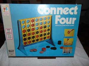 Juego completo Milton Bradley Connect Four 1974 vintage - Imagen 1 de 4