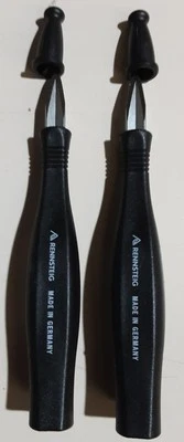 2x RENNSTEIG Feinschaber PROFILIT Klingenlänge 25mm Dreikant mm Kunststoffgriff