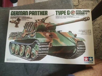 1:35 Tamiya 35174 3300 German Panther Type G Steel Wheel Bausatz   5 C 0481, - Imagen 1 de 4