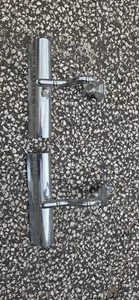 2 X Bar Wall Lights Salvaged From Closed Pub - Silver - Picture 1 of 2