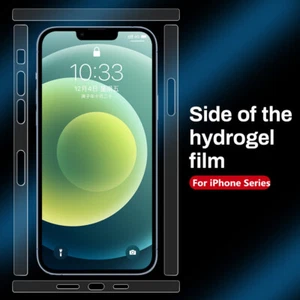 Clear Sticker Phone Side Film For iPhone 16 Pro Max 15 Pro 14 13 Hydrogel Film - Picture 1 of 12