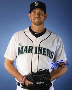 JAMES PAXTON AUTOGRAPHED SIGNED 8X10 PHOTO SEATTLE MARINERS COA - Picture 1 of 1