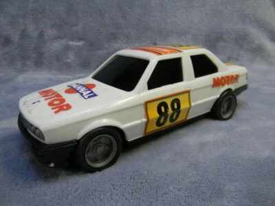 1/24 SCALE 1980'S BMW #88 ROAD RALLY CAR WHITE SEDAN 7-INCH ROLLING CAR - Image 1 of 4