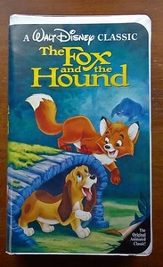 1994 The Fox and the Hound VHS Movie Walt Disney's Black Diamond Classic - Picture 1 of 5