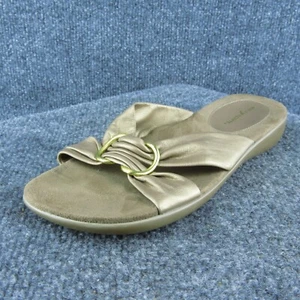 Sandalias Easy Spirit Portricheys Mujer Deslizables Zapatos Cuero Dorado Talla 6.5 Medianas - Imagen 1 de 9