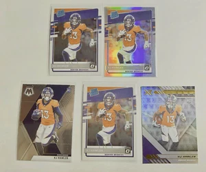 Lot of 5 KJ Hamler Denver Broncos Panini Football Trading Cards (X8) - Bild 1 von 4