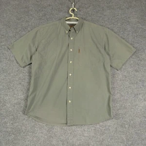 Magellan Shirt Mens Large Grey Short Sleeve Button Up Collared Outdoor Shirt - Picture 1 of 9