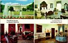 Washington DC White House Lincolns Bedroom Red Room Blue Room Postcard