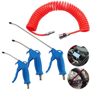 3x Air Blow Gun Air Duster Blow Gun 6M Line Hose Heavy Duty Lorry Cleaning Tool - Picture 1 of 12