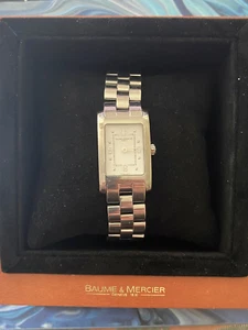 Baume & Mercier Hampton Luxus Damen Armbanduhr Quarz mit Box und Unterlagen - Bild 1 von 7