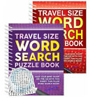 Travel Size Wordsearch Puzzle Books Book - Trivia  Over 140 Puzzles In Each Book
