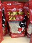 Superior Stix 500 Gm with added Wheatgerm and Vitamin C for Koi & all pond fish.