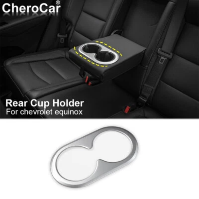 Car Water Cup Holder Frame Trim Cover for 2017-22 Chevrolet Equinox Accessories - Image 1 of 4
