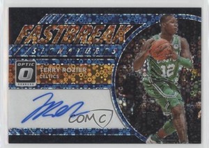 2017 Donruss Optic Fast Break Signatures Black Prizm 1/1 Terry Rozier Auto 0g4