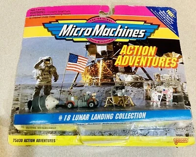 🏁 Micro Machines Vintage Lunar Landing #18 Action Adventures Set 🏁 - Image 1 of 3