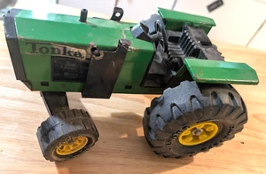 Tractor Tonka verde/xmb 975 xr 101/acero prensado y plástico vintage - Imagen 1 de 10