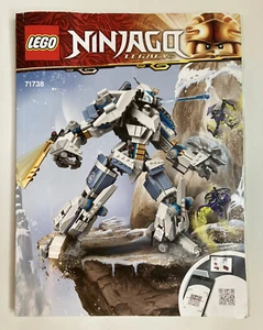 LEGO NINJAGO Legacy Zane’s Titan Mech Battle 71738 Instruction MANUAL ONLY Book - Picture 1 of 8
