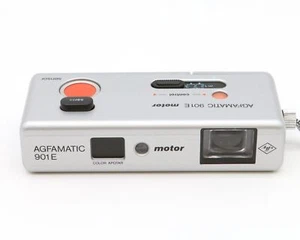 Agfa Agfamatic 901E Motor Pocketkamera - Color Apotar Optik silber - Bild 1 von 3