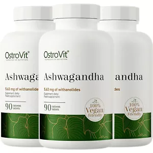 ASHWAGANDHA - 90-180 Tabletten - Verbessert die Schlafqualität, Entspannung - Picture 1 of 13