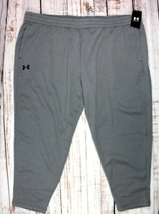 NWT UNDER ARMOUR 5XL Men's Fleece Loose Pants Pitch Gray Light Heather 1373402 - Picture 1 of 10