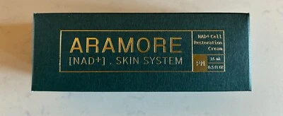 Aramore NAD + Cell Restoration Cream Nighttime Anti-Aging .5oz/15mL New In Box - Image 1 of 4