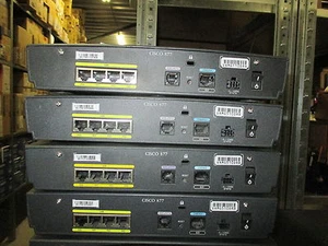 Cisco 877 - Routeur - DSL - Commutateur de bureau 4 ports (intégré) ADSL2+ EXCL PSU - Photo 1/1