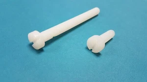 Nylon Plastic Cheese Head Screws / Bolts / Fasteners M2 M3 M3.5 M4 M5 M6 - Picture 1 of 5