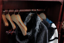 Dollhouse 1/12 1/8 1/6 1/4 1/3 Uncle BJD Wood Clothes Hanger Clothes-rack 10X #A