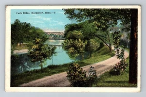 Rochester MN-Minnesota, Park Drive, c1925 Vintage Souvenir Postcard - Picture 1 of 2