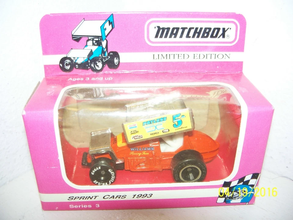 #5M МАРК КИНСЕР 1/55 MAXIM 1993 СПИЧЕЧНЫЙ КОРОБОК СПРИНТ АВТОМОБИЛЬ - Изображение 1 из 1