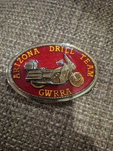 Vintage Gold Wing Road Riders Association GWRRA Metal Belt Buckle Arizona USA - Picture 1 of 3