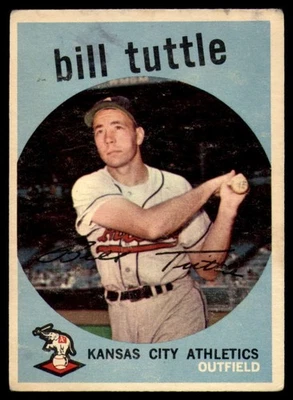 1959 Topps #459 Bill Tuttle VG Very Good Athletics           - Image 1 of 2