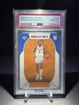 2020 hoops immanuel quickley PSA 10 - Image 1 of 2