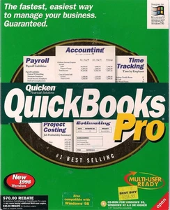 Intuit QuickBooks PRO Small Business Windows 98/ME/2000/XP - Picture 1 of 1
