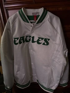 Mitchell & Ness Philadelphia Eagles Satin Jacke XL Neu Mit Etikett - Bild 1 von 7