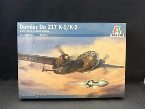 Italeri Dornier Do 217 K-1/K-2 German Bomber 1:72 Scale Plastic Model Kit 1488 - Picture 1 of 6
