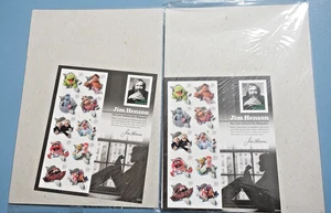 Jim Henson ~ Muppets ~ Briefmarken 37 ¢ Scott 3944 (2) Bogenscheibe mit 11 versiegelten Orig-Verpackungen - Bild 1 von 3