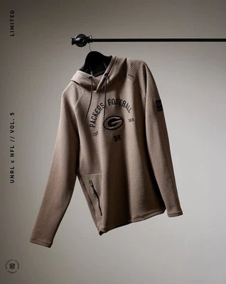 Sudadera con Capucha UNRL x Packers LTD Elevation Para Hombre XL Bronceada NFL Colaboración Edición Limitada Foto 1 de 4