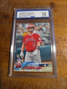 2018 Topps Team Set los Angeles Angels A-6 Albert Pujols CCG  10 - Picture 1 of 3