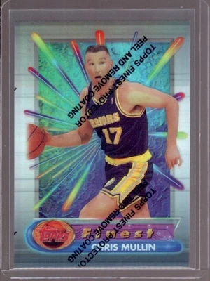 Chris Mullin 1994-95 Topps Finest #245 refractor con revestimiento Foto 1 de 2