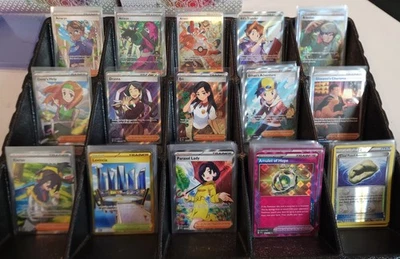 Pokemon Singles - Various - IR & SIR Trainers, MEGA EVOLUTIONS, UR/FA, SWSH, SV - Image 1 of 4