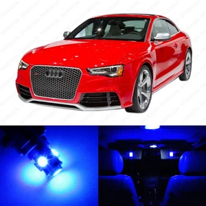 Paquete de 14 luces interiores LED azules para Audi A5 S5 RS5 8T3 2008-2017 + HERRAMIENTA - Imagen 1 de 7