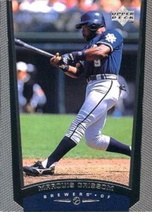 #128 Marquis Grissom - Milwaukee Brewers - 1999 Upper Deck Baseball